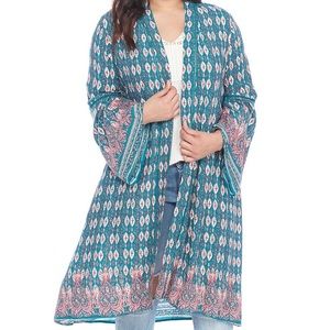 Wonderly plus size Kimono